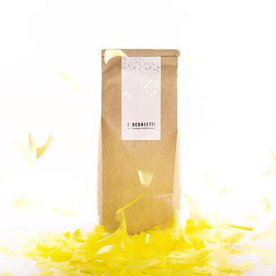 BioConfetti Rectangles 55x17mm - Yellow